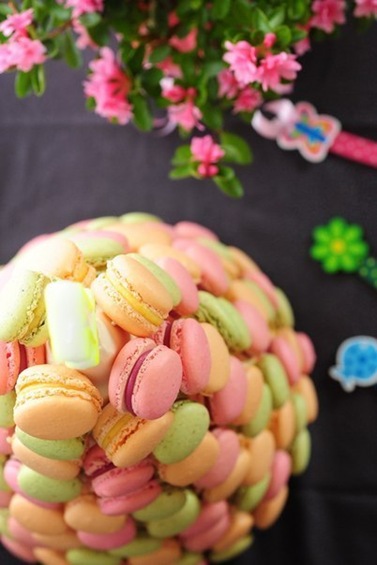 Французское разноцветное печенье "Macarons"